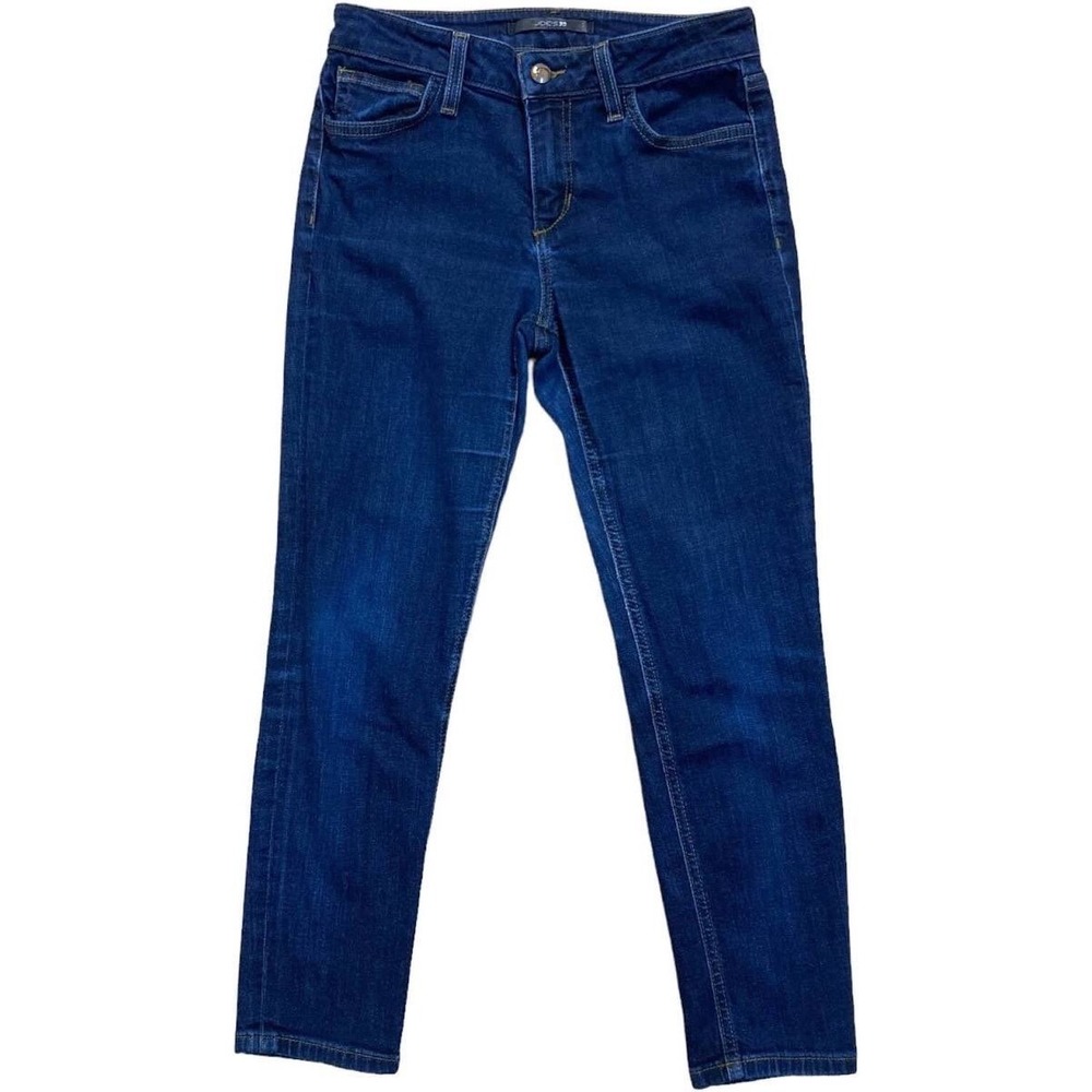 Joe's Ellie Skinny Crop Jeans Dark Blue Wash Size 26